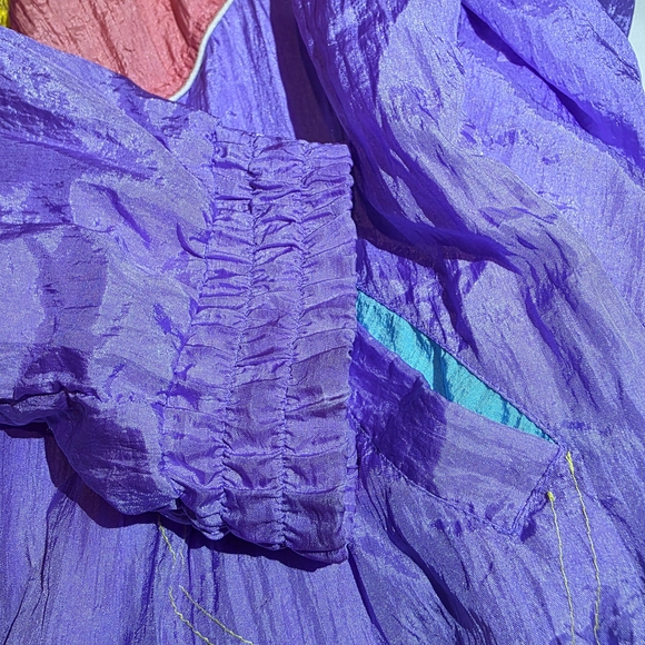 Vintage 80s Colorful Women's Jacket - Picture 6 of 12